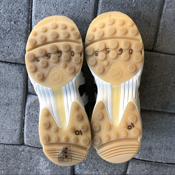 New MICHAEL Michael Kors Hero Cheetah Print Lace- Up Sneaker Trainers size 10 - Picture 14 of 15